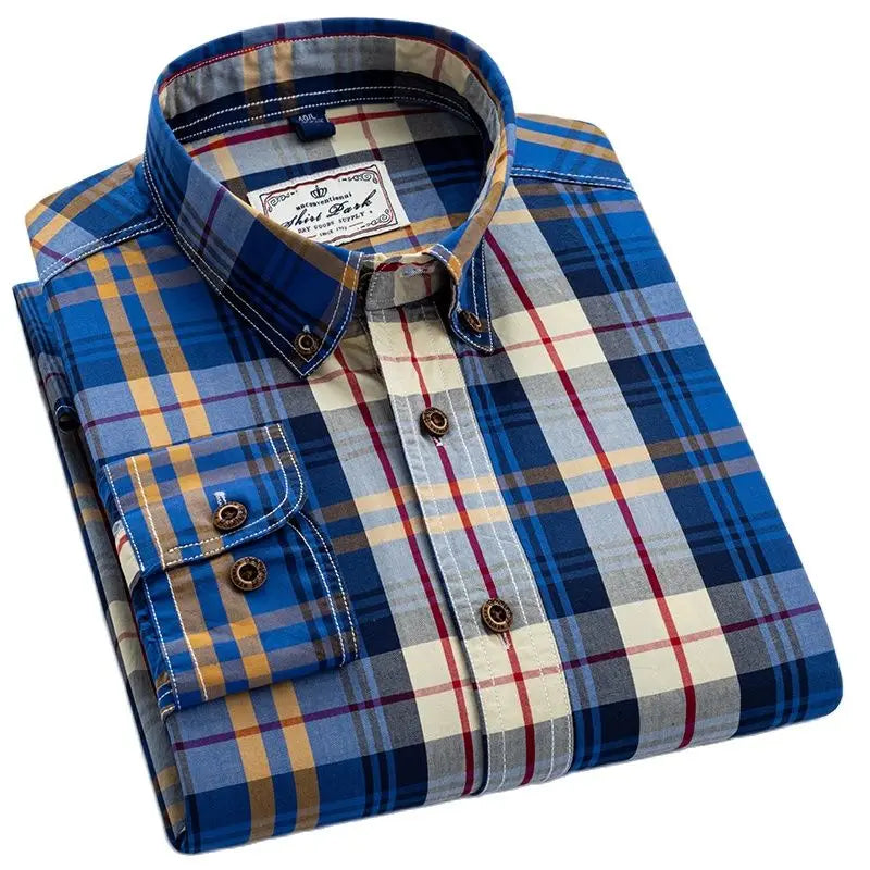 HeritagePlaid Men's Long Sleeve Shirt -- several colors!