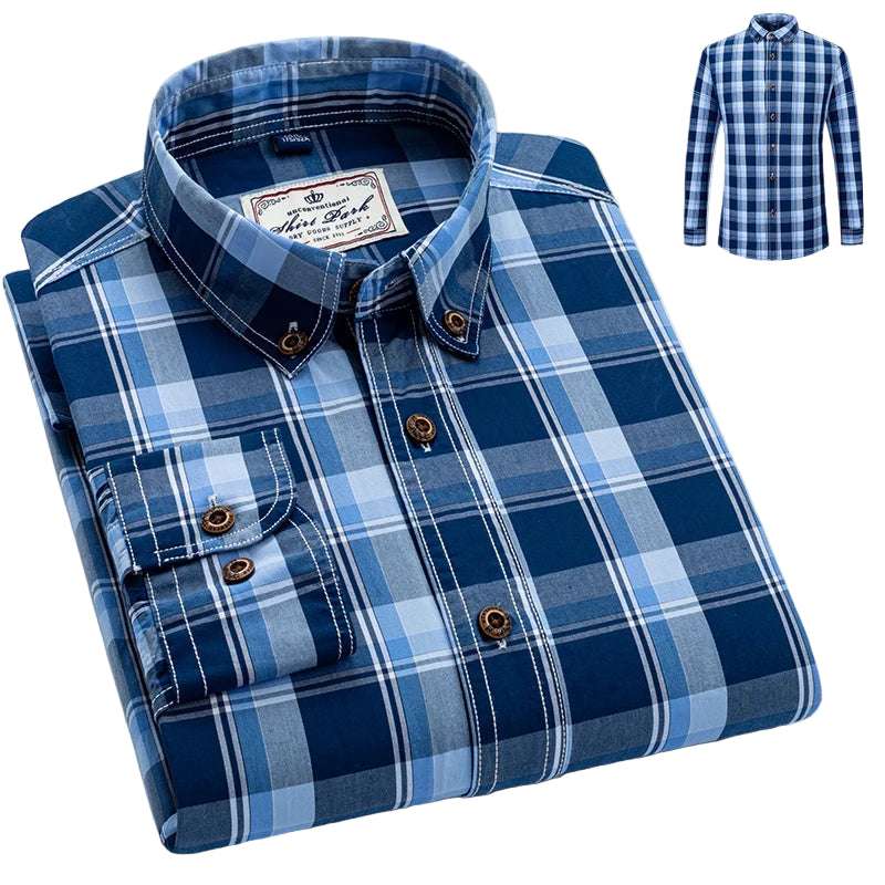 HeritagePlaid Men's Long Sleeve Shirt -- several colors!