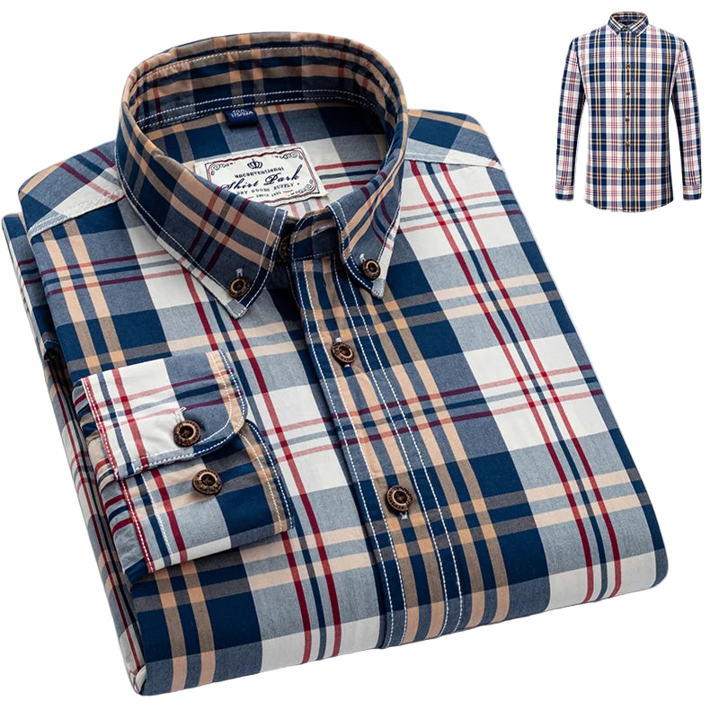 HeritagePlaid Men's Long Sleeve Shirt -- several colors!