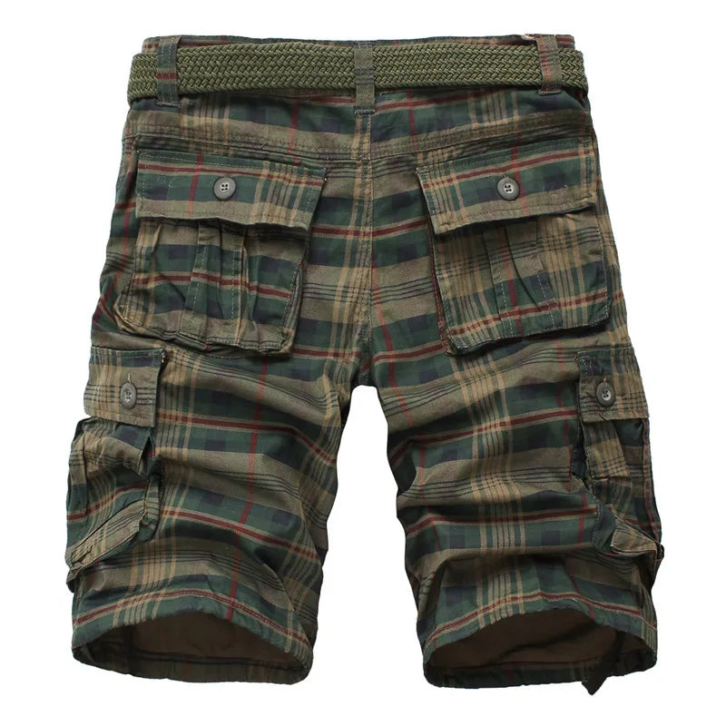 Men's Plaid Beach Shorts. Several colors