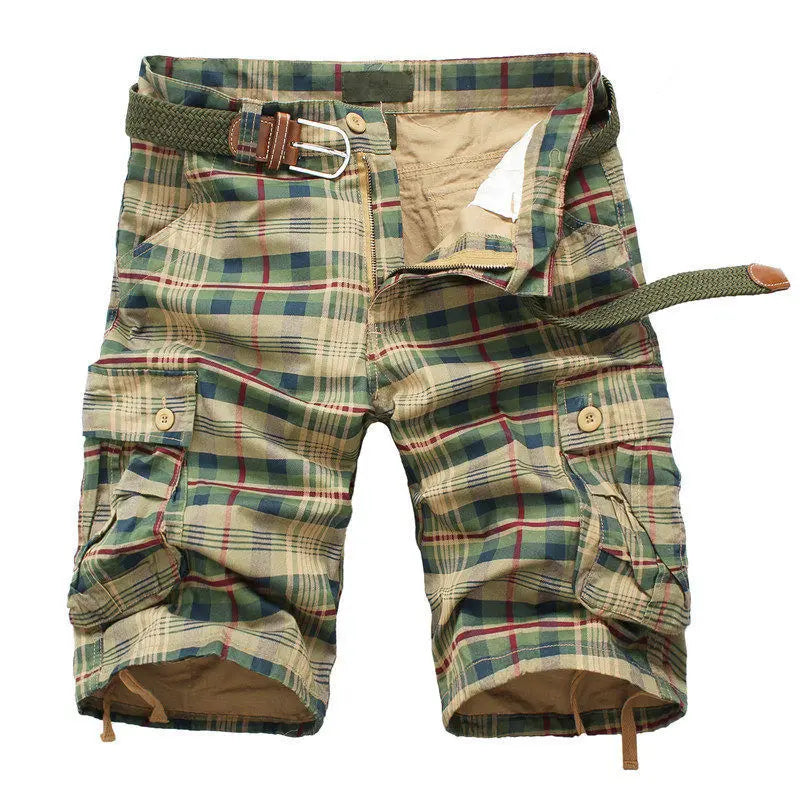 Men's Plaid Beach Shorts. Several colors