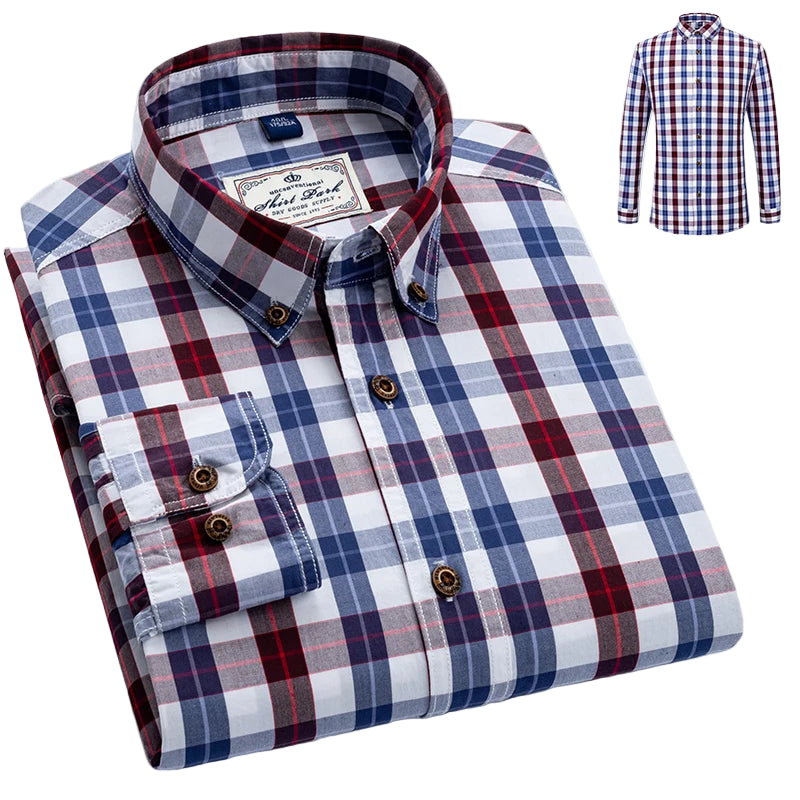 HeritagePlaid Men's Long Sleeve Shirt -- several colors!