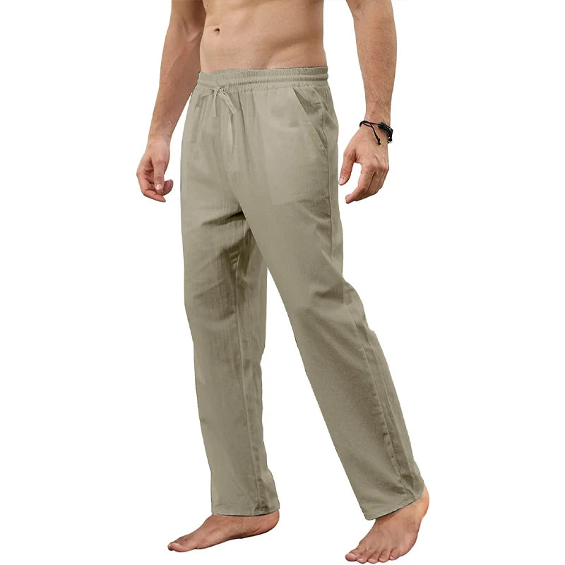 AeroLinen Men's Linen Pants -- several cool colors