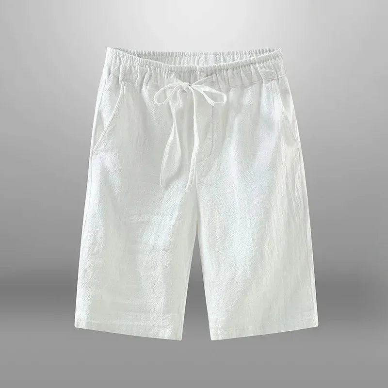 Men Cotton Linen Shorts