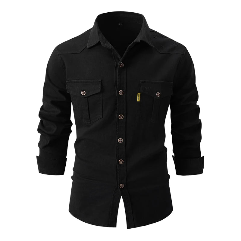 HeritageComfort Men's Long Sleeve Shirt -- check out the colors!
