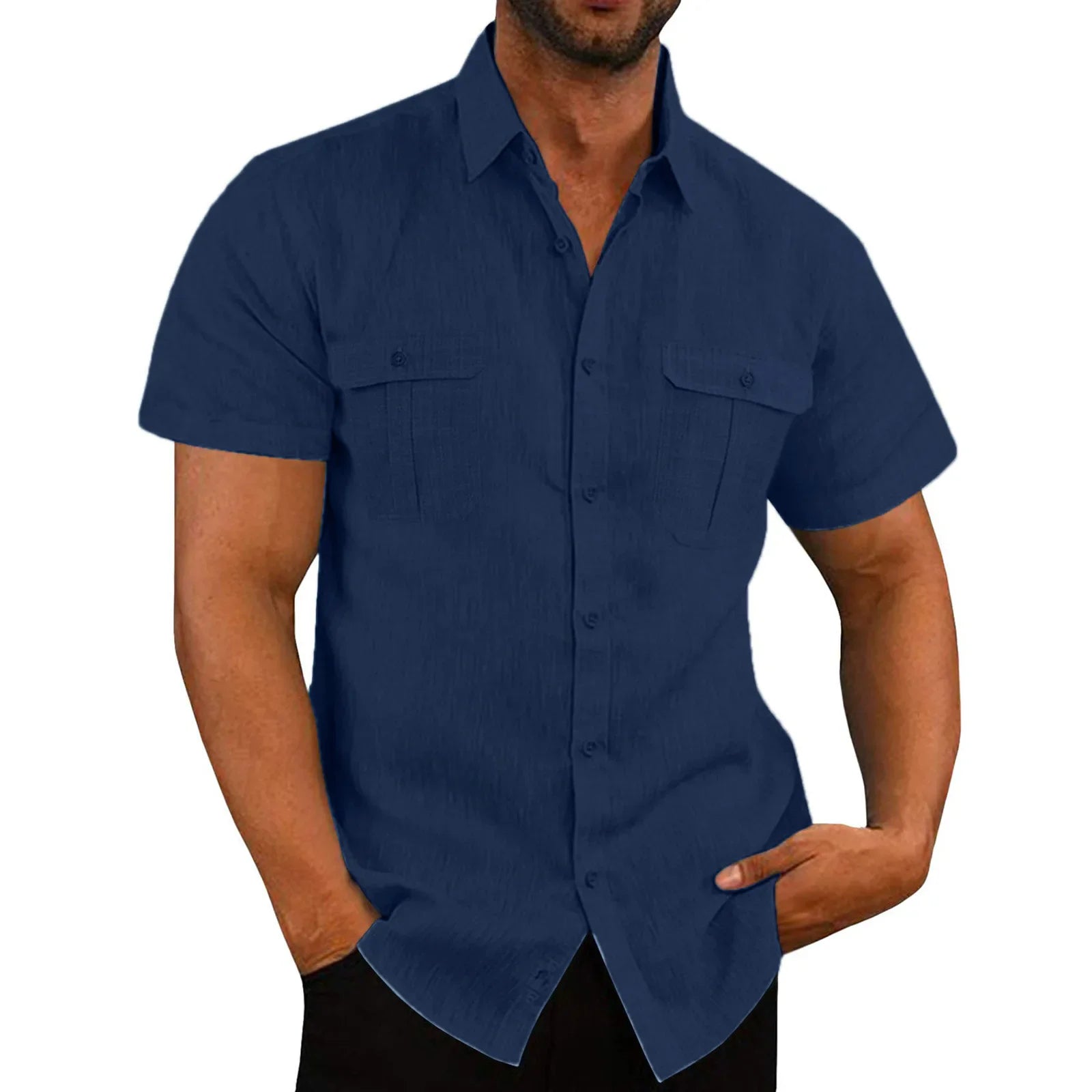 BreezeLuxe Men's Collared Shirt -- several good colors