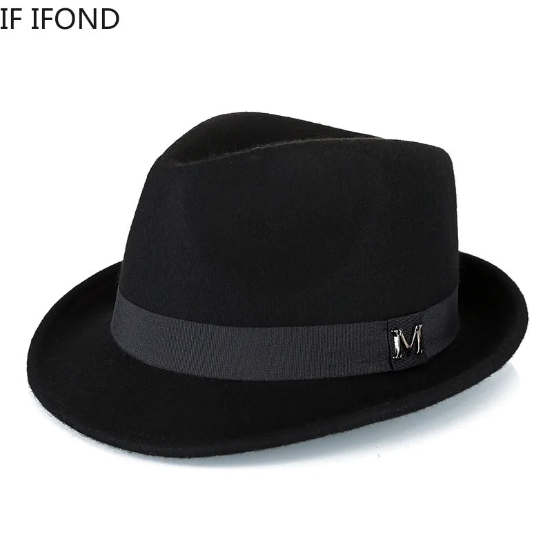 Men's Felt Fedora Hat