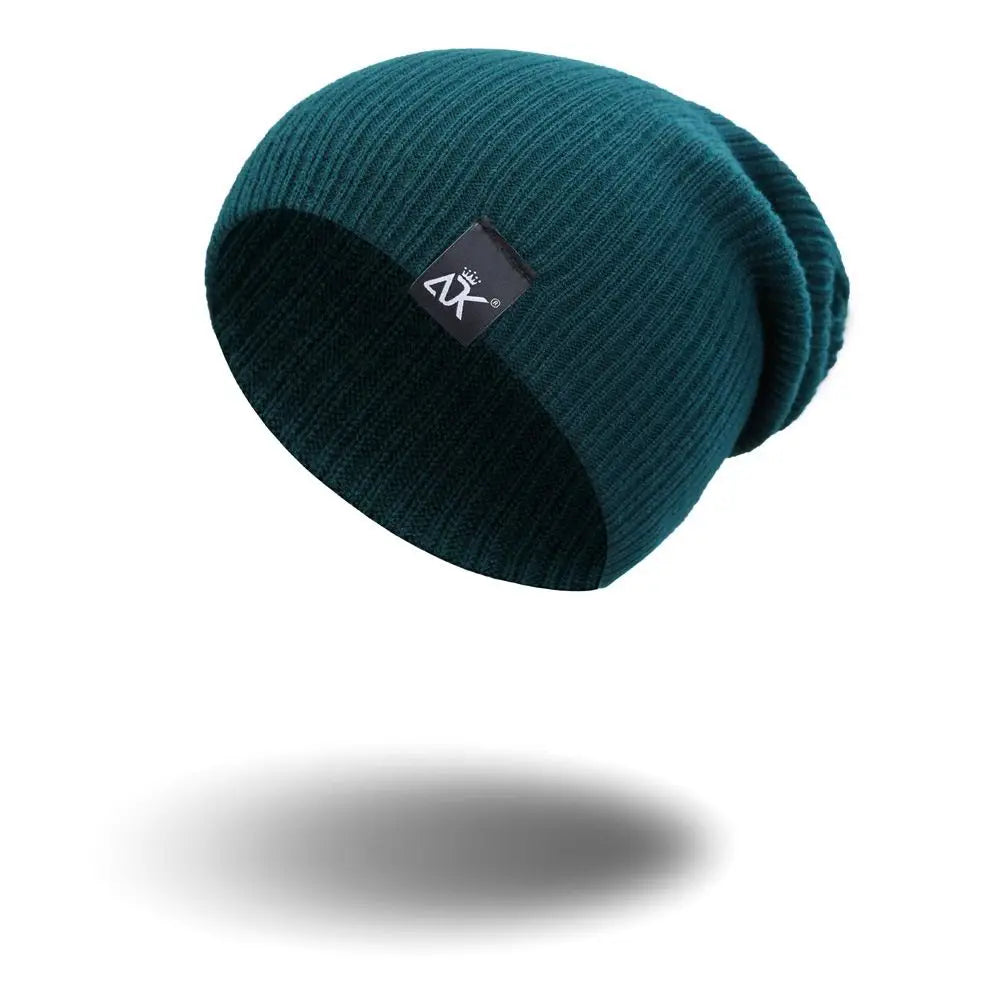 Men Beanies Knitted Solid Hat -- see multiple colors!