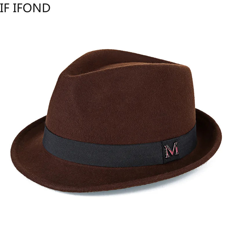 Men's Felt Fedora Hat