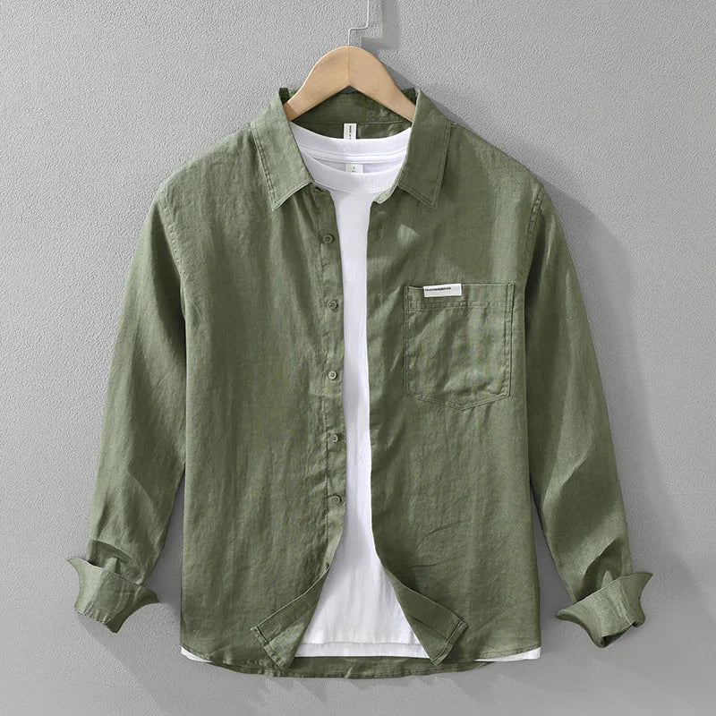 LinenBreeze Long Sleeve Shirt -- several cool colors!