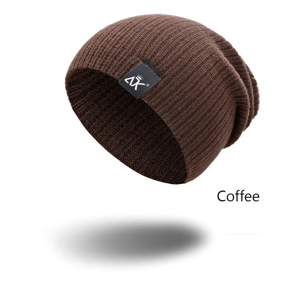 Men Beanies Knitted Solid Hat -- see multiple colors!