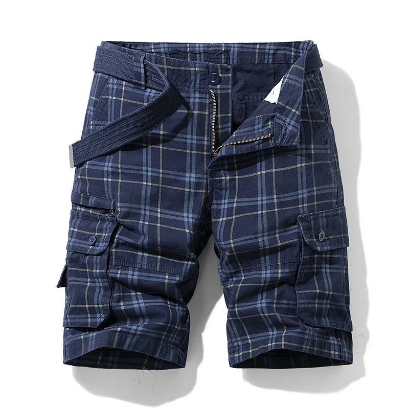 Men's Shorts Plaid Beach Shorts