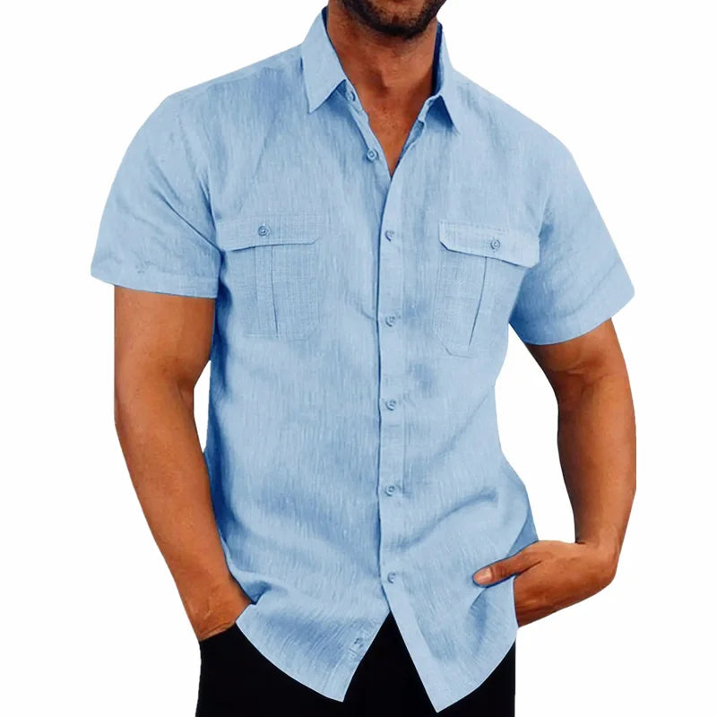 BreezeLuxe Men's Collared Shirt -- several good colors