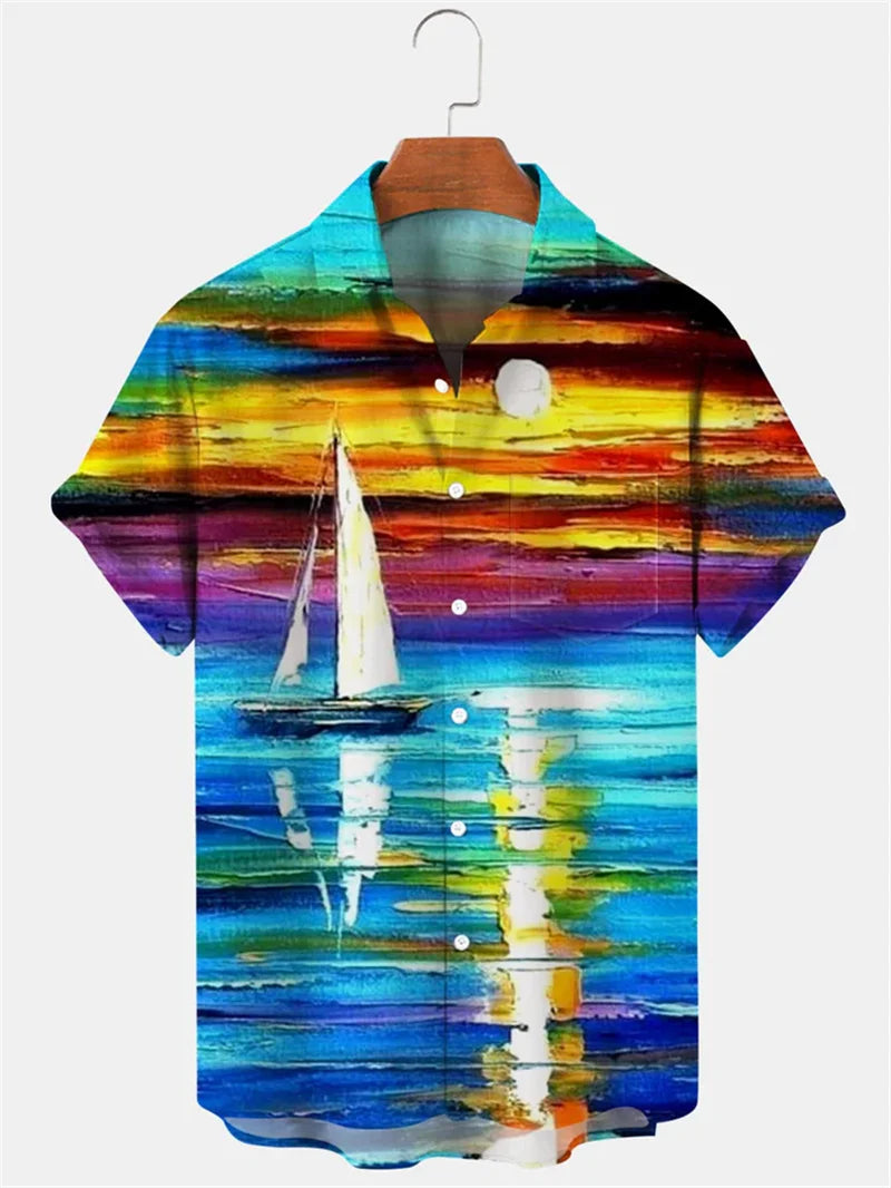 Men's short sleeved shirt