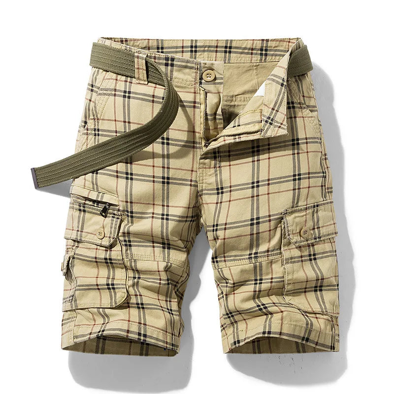 Men's Shorts Plaid Beach Shorts