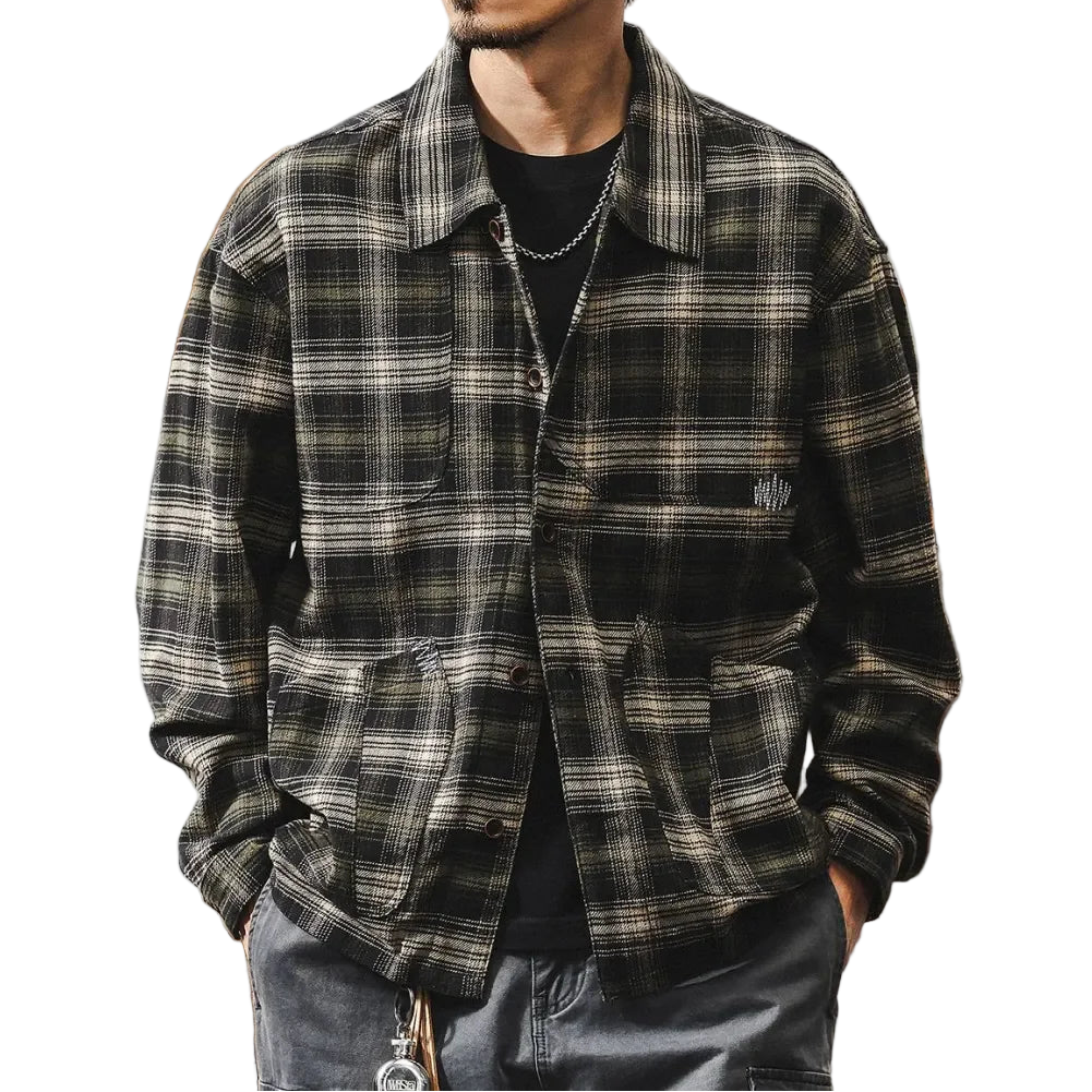 UrbanPlaid Men's Long Sleeve Shirt