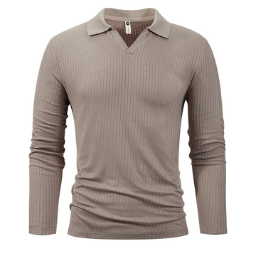 CottonCrest Men’s Collared Sweater