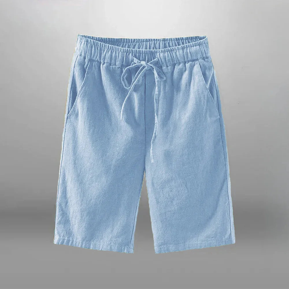 Men Cotton Linen Shorts