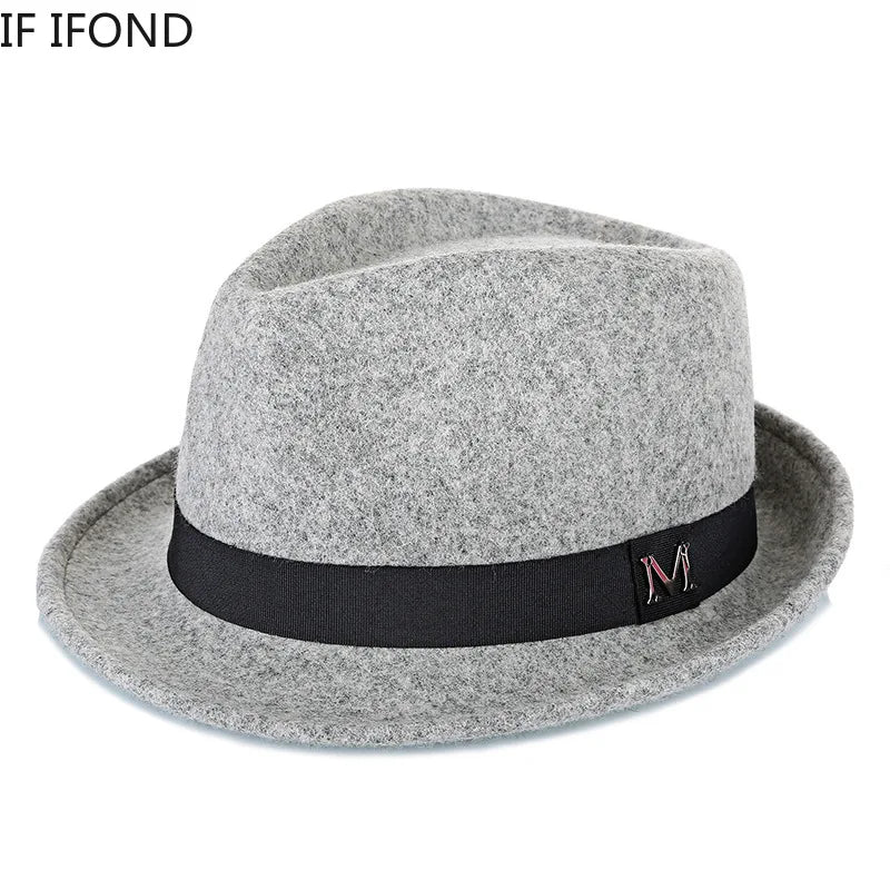 Men's Felt Fedora Hat