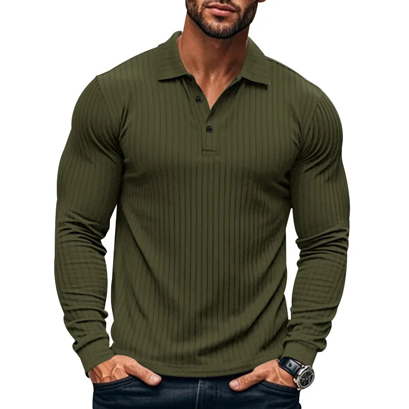 MetroForm Men’s Collared Sweater