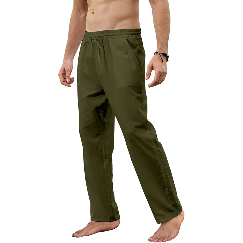 AeroLinen Men's Linen Pants -- several cool colors