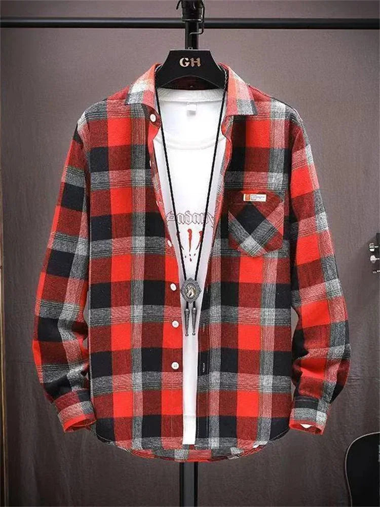 HeritageGrid Men's Long Sleeve Shirt -- tons of colors!