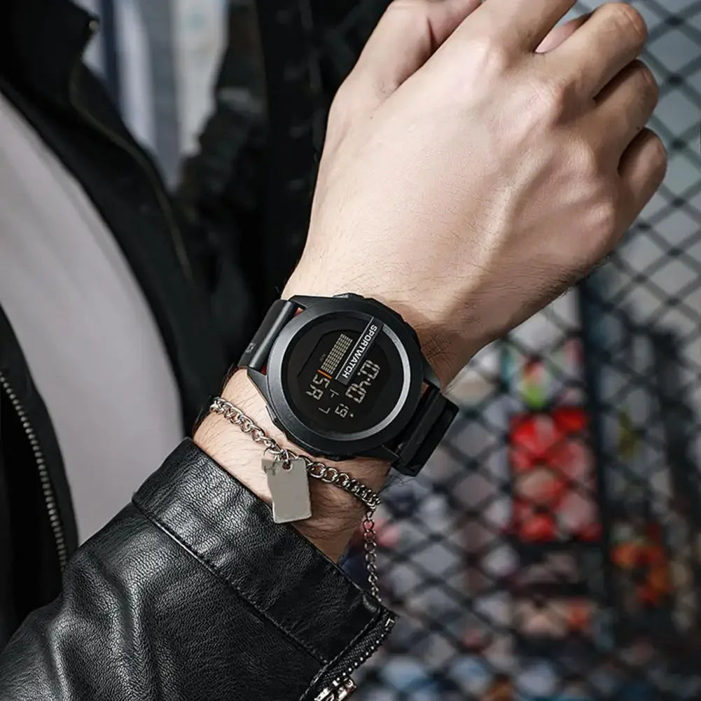 Men's Sports Watch; Alarm Clock Waterproof Fitness