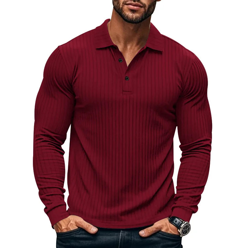 MetroForm Men’s Collared Sweater