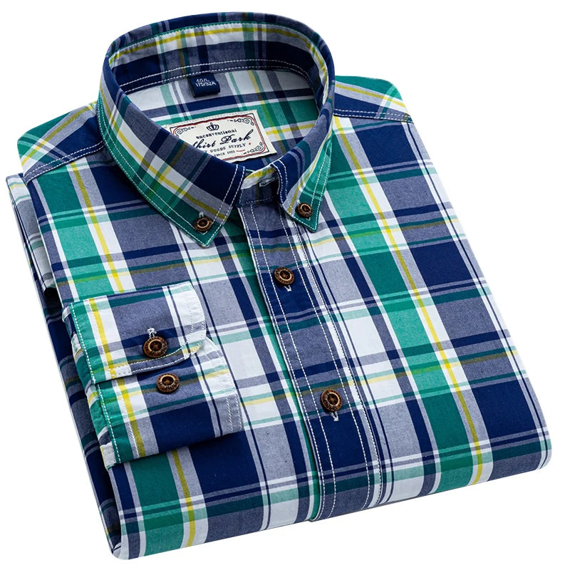 HeritagePlaid Men's Long Sleeve Shirt -- several colors!