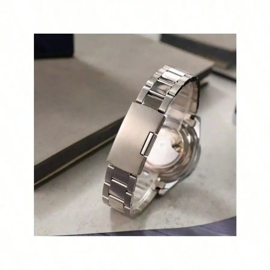 Men's Automatic Mechanical Watch Stainless Steel, Water-resistant, Stopwatch Function