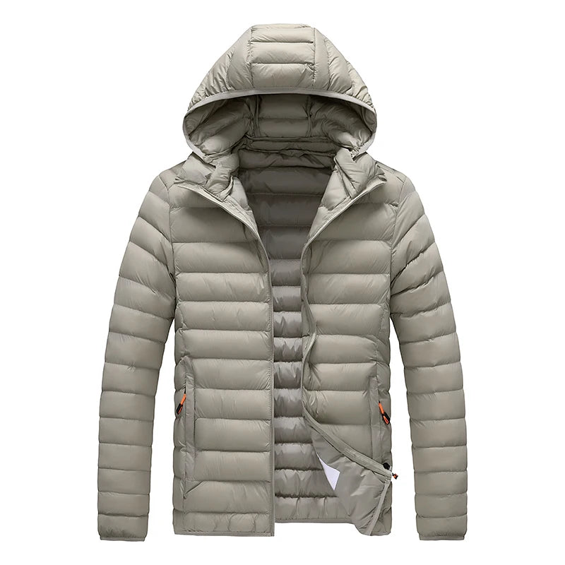 SkyShield Men’s Hooded Puffer Jacket