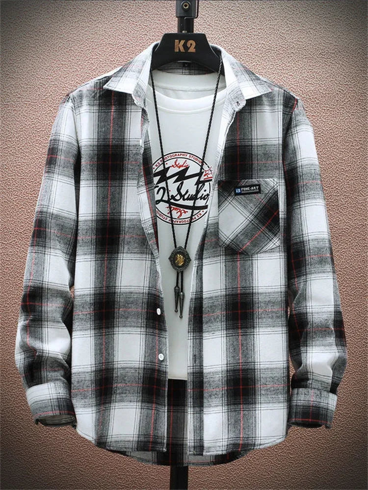 HeritageGrid Men's Long Sleeve Shirt -- tons of colors!