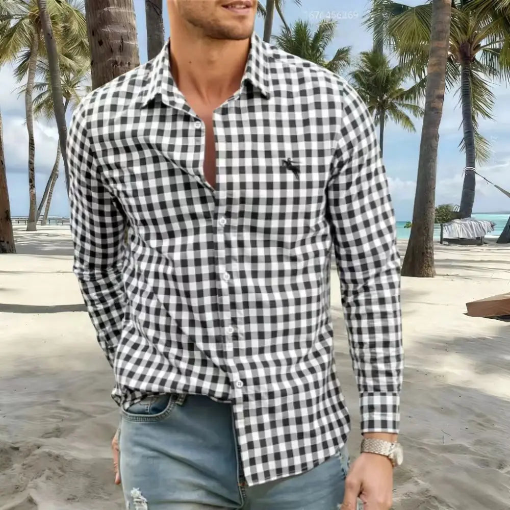 Men's shirts with various colors