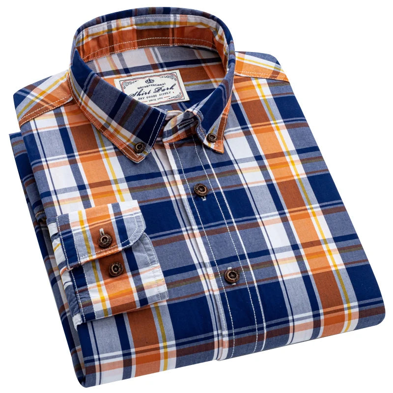 HeritagePlaid Men's Long Sleeve Shirt -- several colors!