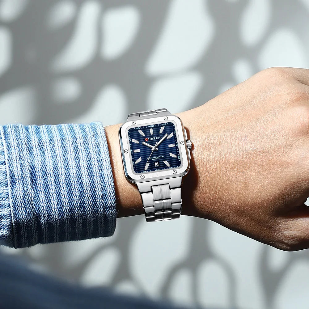 EdgeTime Men’s Square Timepiece