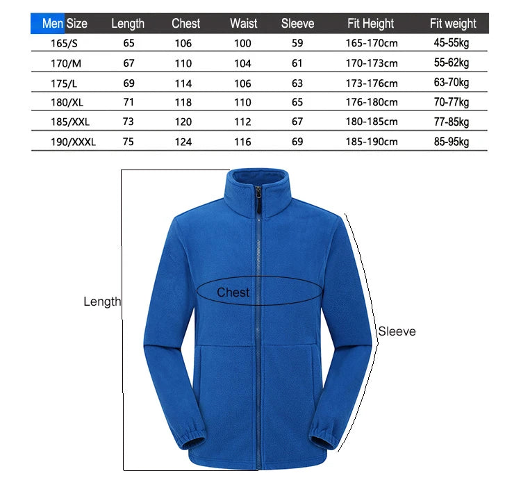 PolarGuard Men’s Fleece Zip Jacket