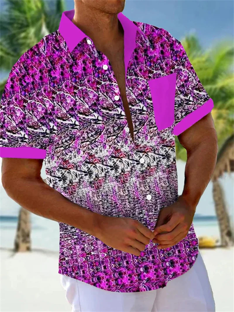 Men's short sleeved shirt