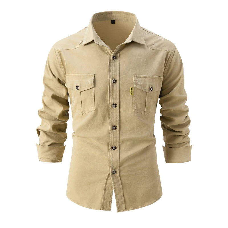 HeritageComfort Men's Long Sleeve Shirt -- check out the colors!