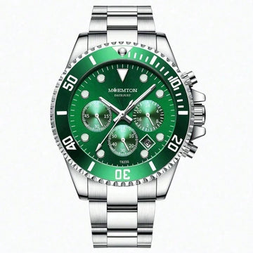 Men's Automatic Mechanical Watch Stainless Steel, Water-resistant, Stopwatch Function