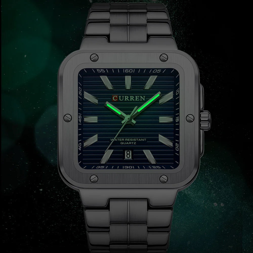 EdgeTime Men’s Square Timepiece