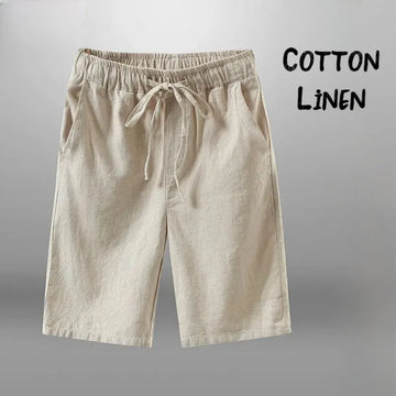 Men Cotton Linen Shorts