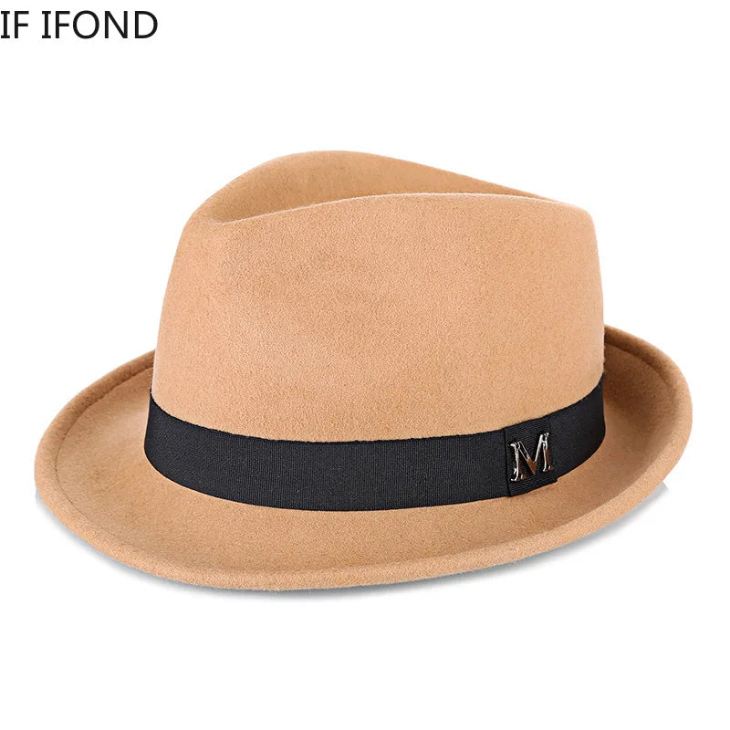 Men's Felt Fedora Hat