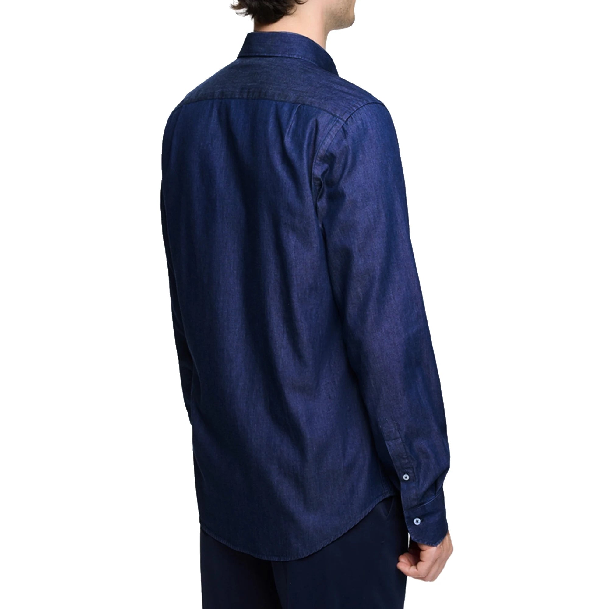 DenimFlex Men’s Long Sleeve Polo