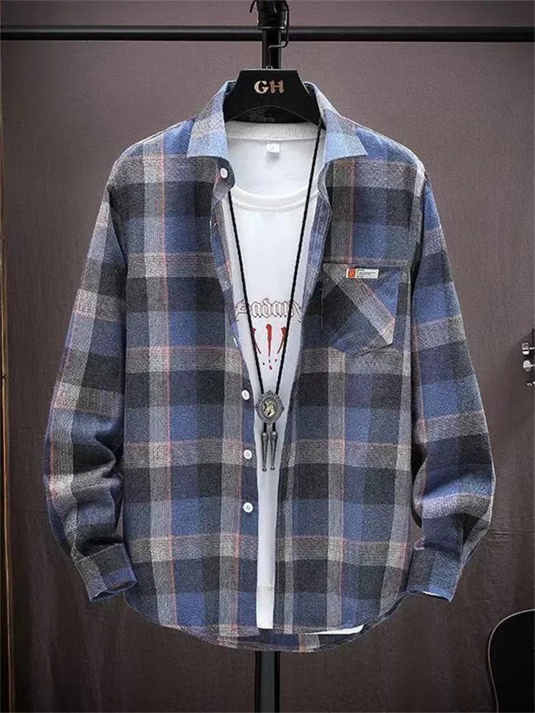 HeritageGrid Men's Long Sleeve Shirt -- tons of colors!