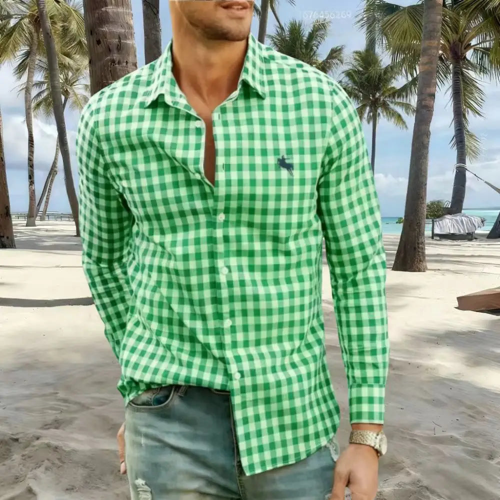 Men's shirts with various colors