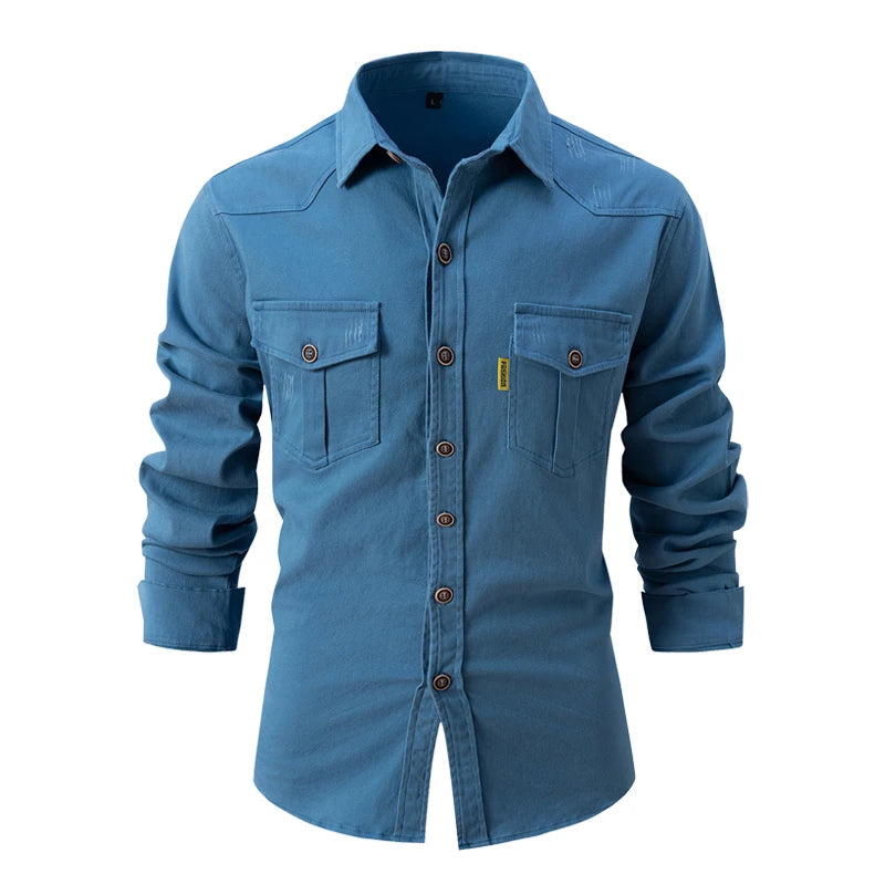 HeritageComfort Men's Long Sleeve Shirt -- check out the colors!