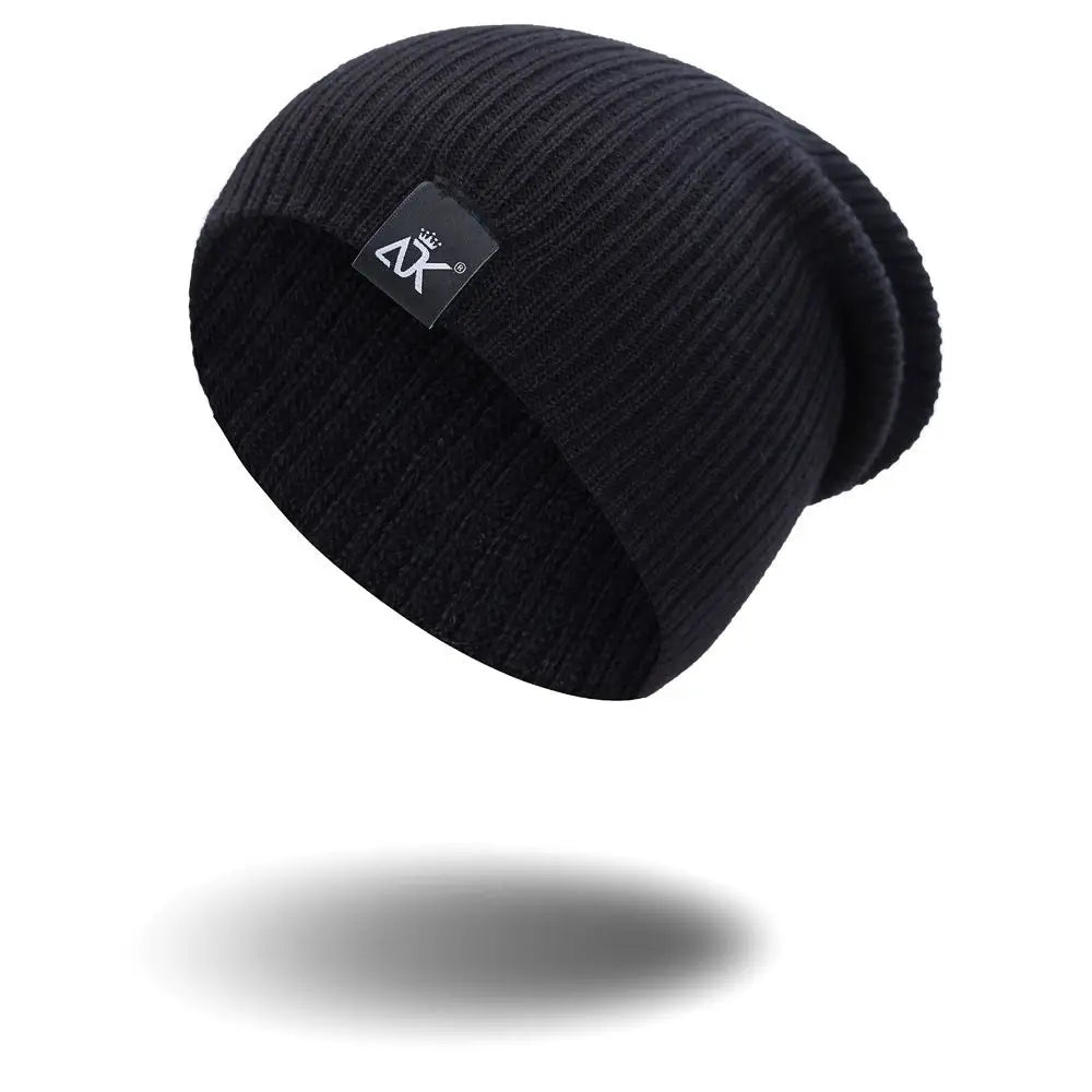 Men Beanies Knitted Solid Hat -- see multiple colors!