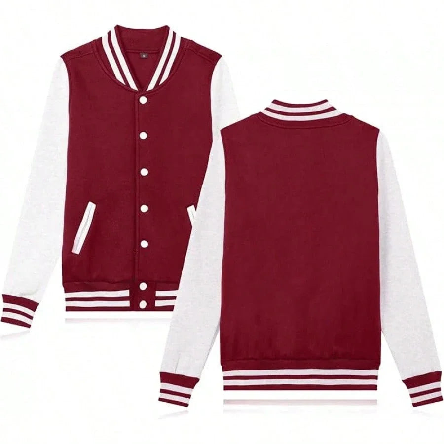 VarsityEdge Men's Baseball Jacket -- great choice of colors!