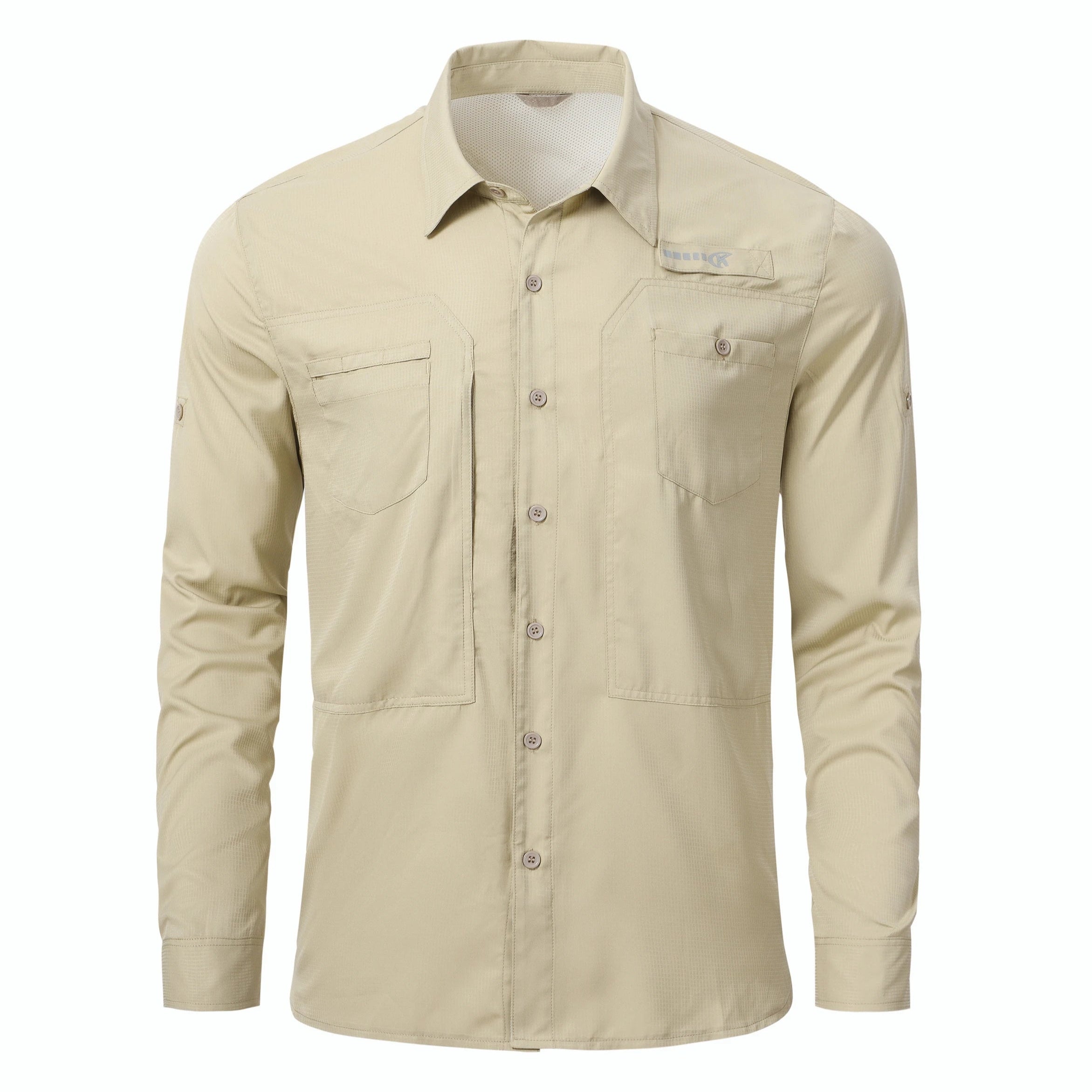 DualPocket Men’s Long Sleeve Polo