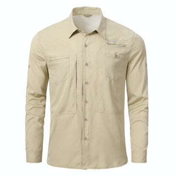 DualPocket Men’s Long Sleeve Polo